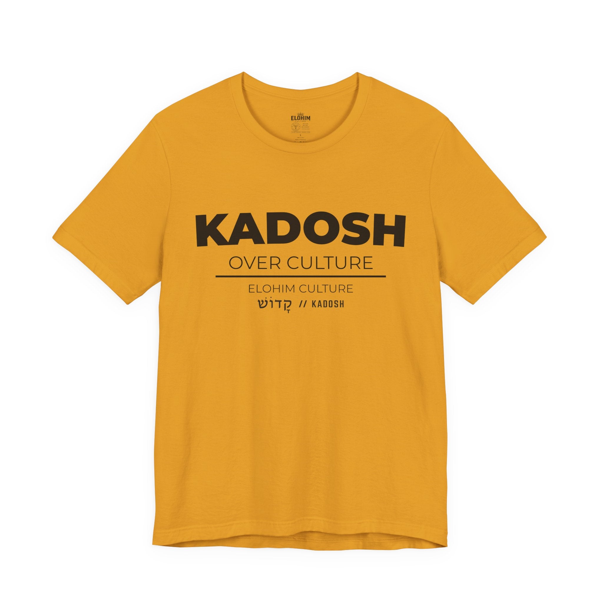 KADOSH OVER CULTURE